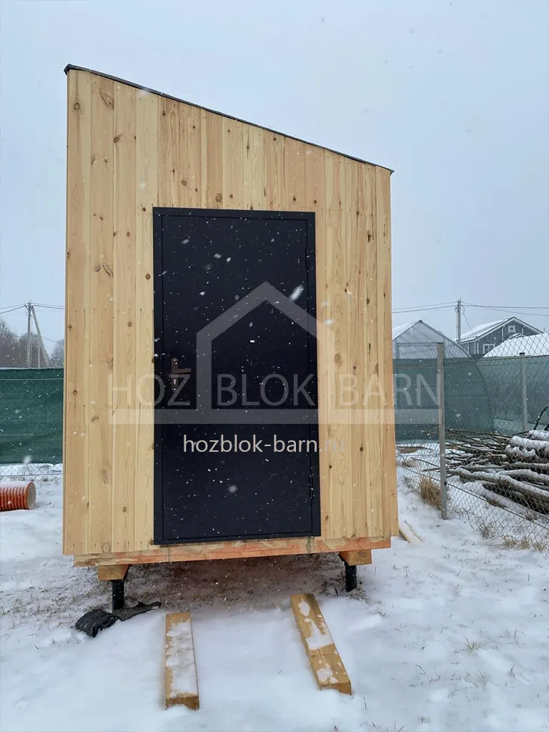 Хозблок в Москве и Московской области в стиле барн